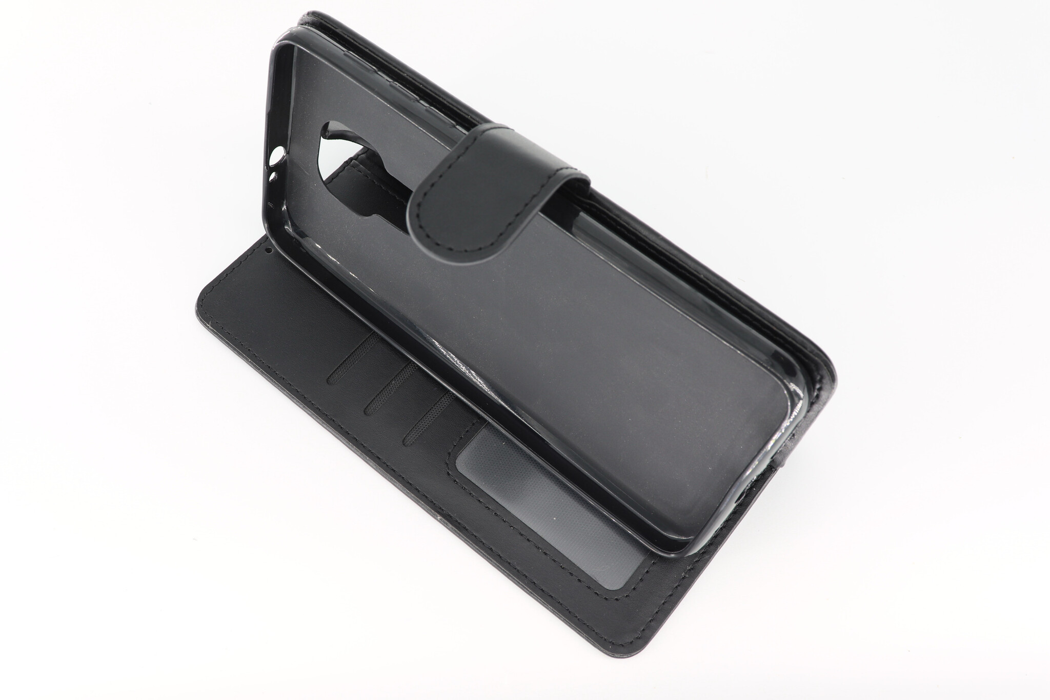 Motorola G9 Play Boekhoesje Zwart