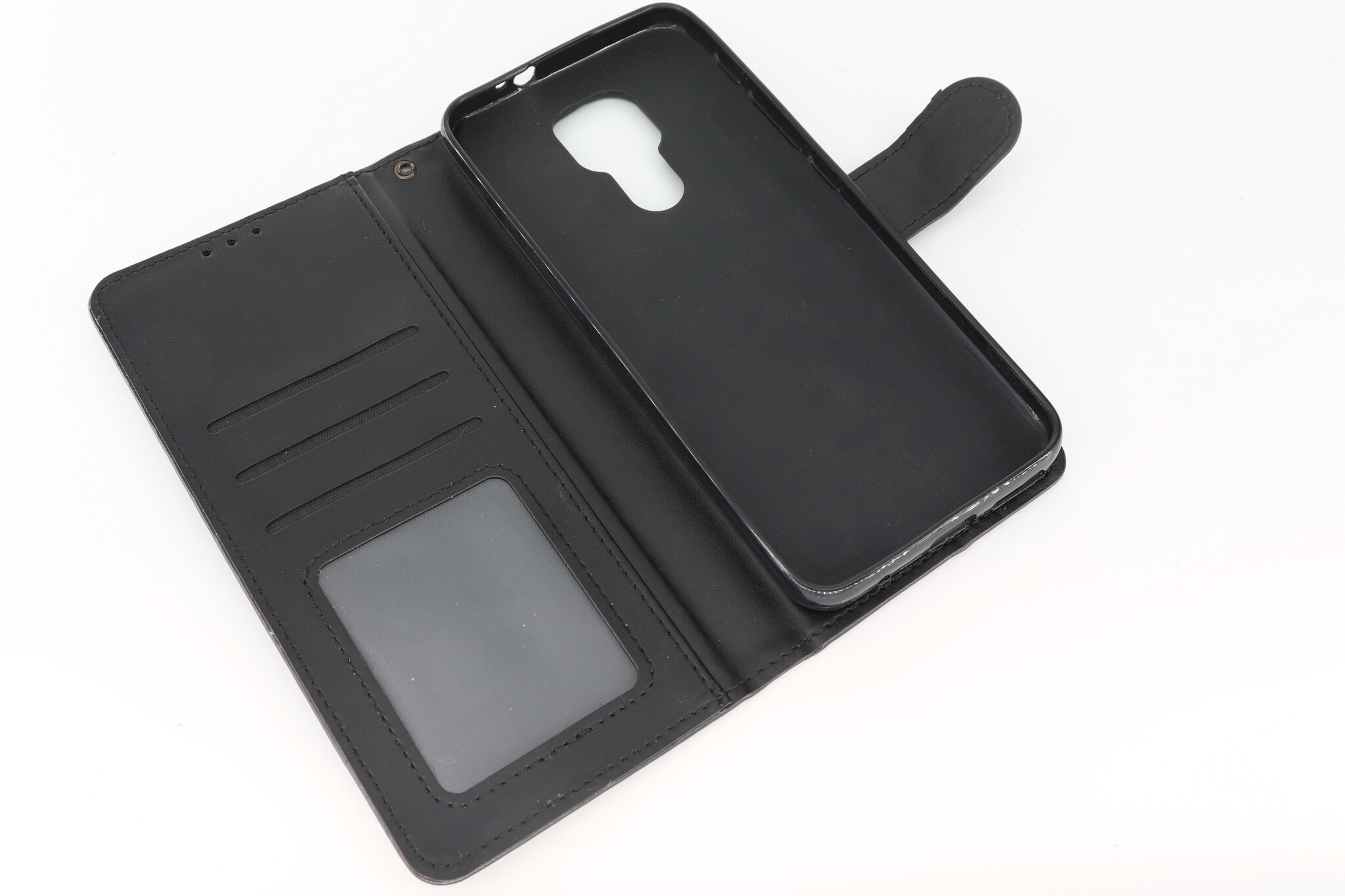 Motorola G9 Play Boekhoesje Zwart