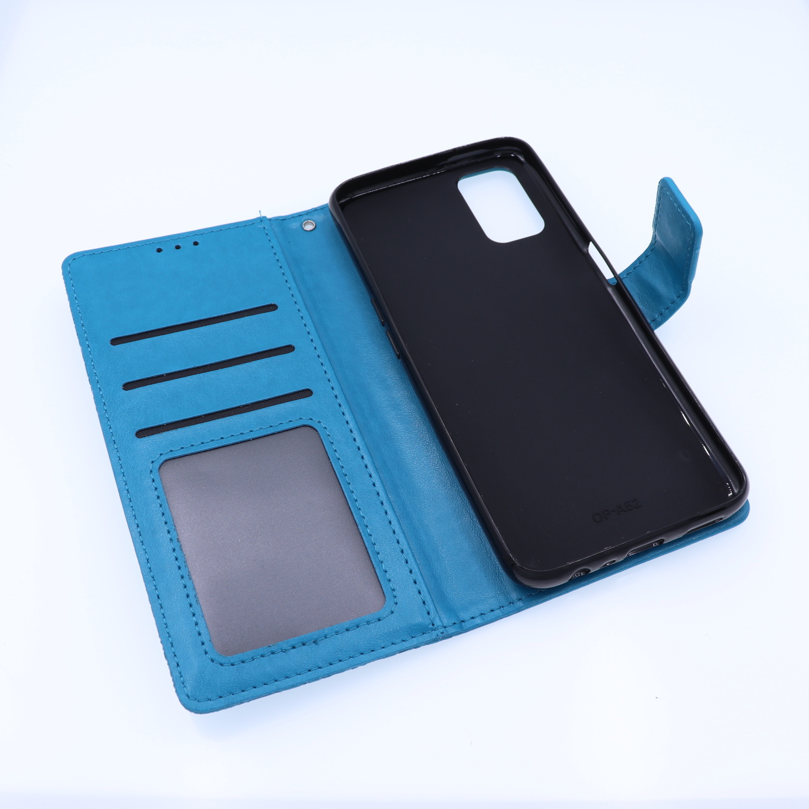 Oppo A92/A72/A52 Boekhoesje Mandela Blauw
