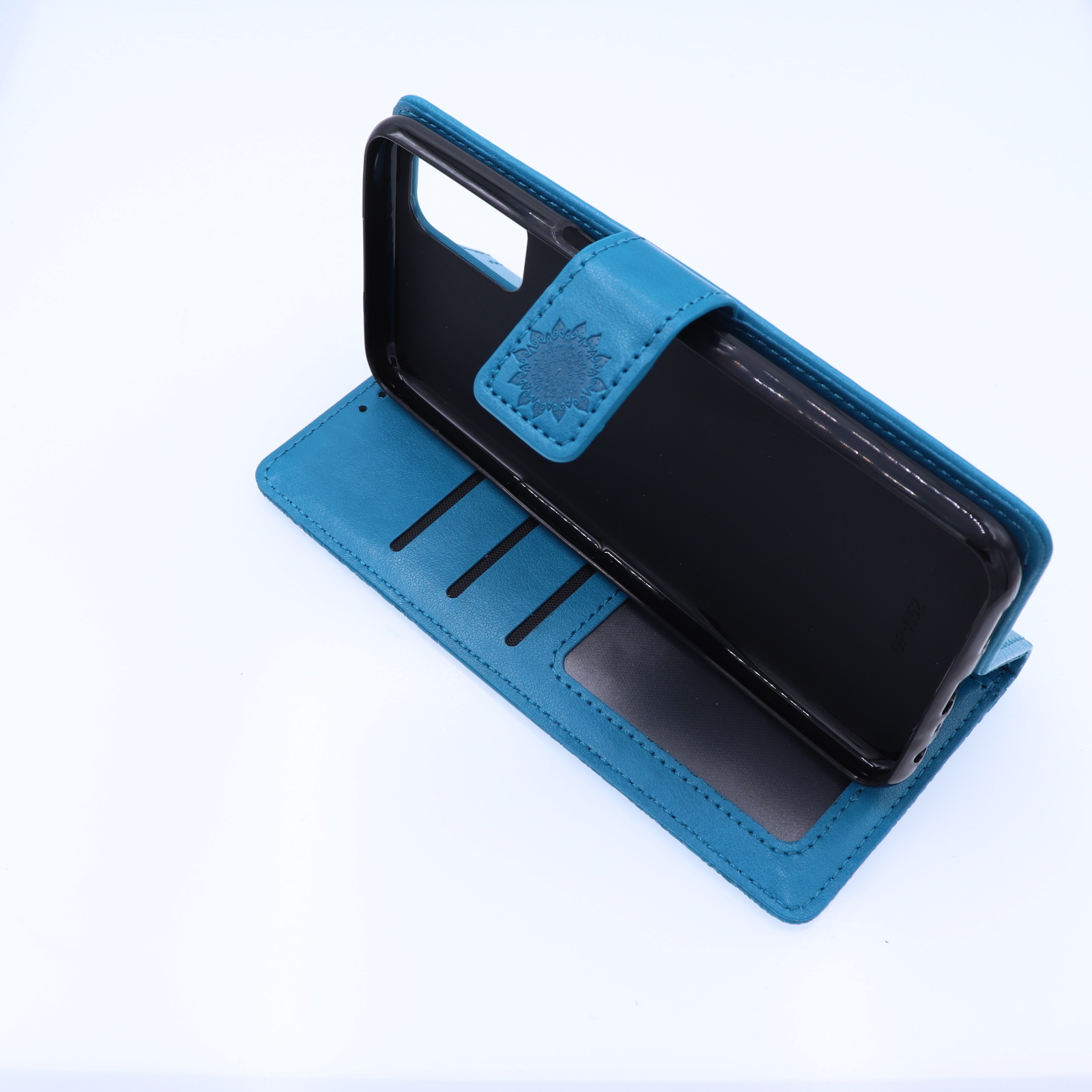 Oppo A92/A72/A52 Boekhoesje Mandela Blauw