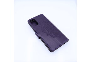 Oppo A92/A72/A52 Boekhoesje Mandela Paars