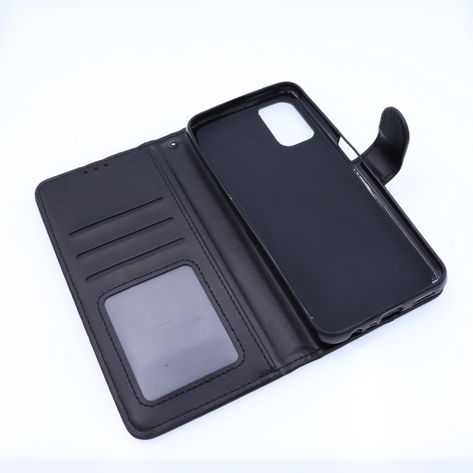 Oppo A92/A72/A52 Boekhoesje Zwart