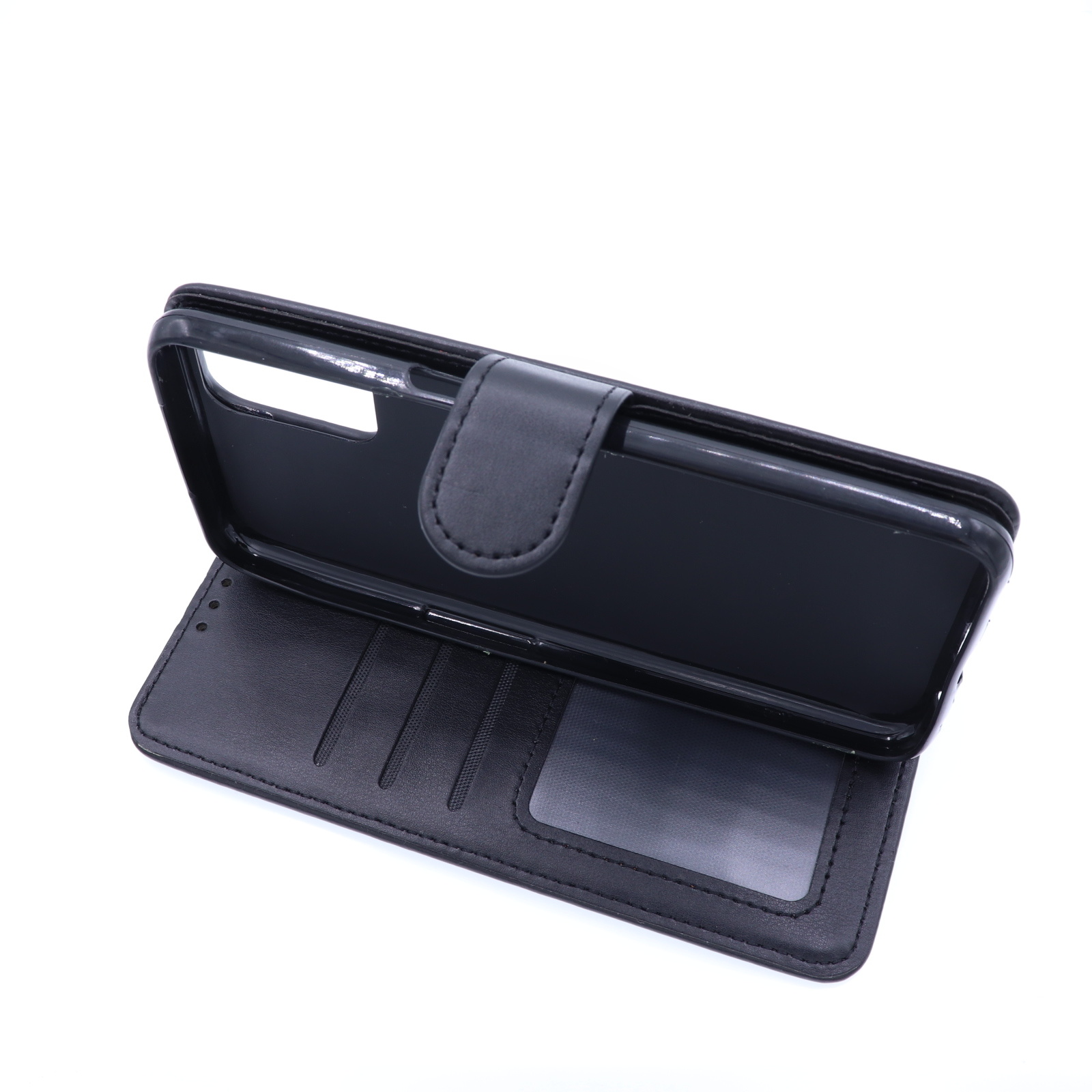 Oppo A92/A72/A52 Boekhoesje Zwart