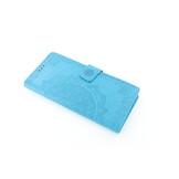 Samsung Galaxy Note 20 Ultra Boekhoesje Mandela Blauw