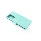 Samsung Galaxy Note 20 Ultra Boekhoesje Mandela Mintgroen
