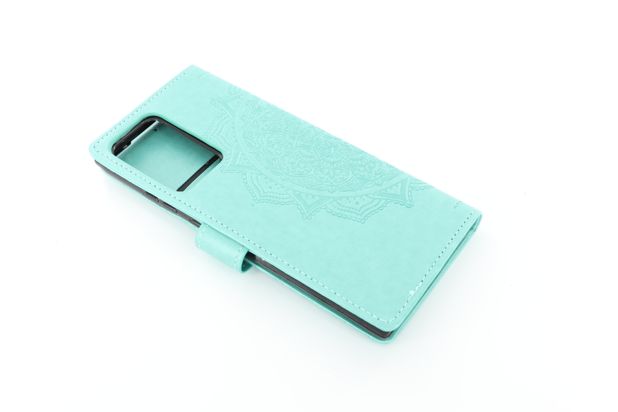 Samsung Galaxy Note 20 Ultra Boekhoesje Mandela Mintgroen