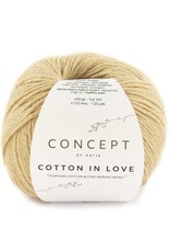 Katia Gebreid damesvest in rijstekorrel van Cotton in Love