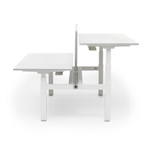 Duo zit sta bureau |  InMotion wit - grijs