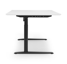 Zit sta bureau Invito zwart | Polar white