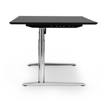 Zit sta bureau Invito chroom | Jet black