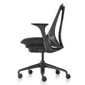 Herman Miller Sayl zwart, 1D armlegger