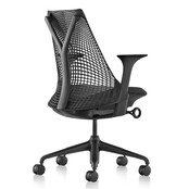 Herman Miller Sayl zwart, 1D armlegger