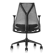 Herman Miller Sayl zwart, 1D armlegger