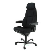 24-uurs bureaustoel KAB K4 Storm zwart