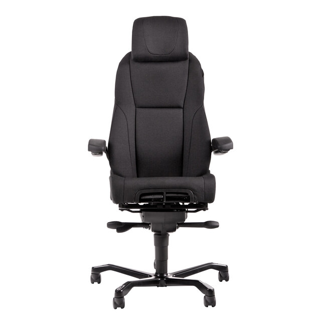 24-uurs bureaustoel KAB K4 Storm zwart