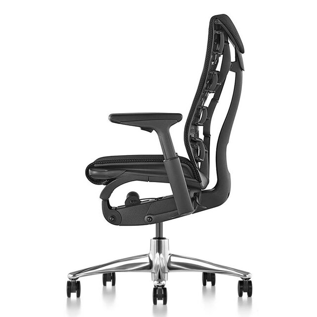 Herman Miller Embody zwart - aluminium