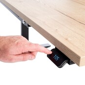 Zit sta bureau Linak SMART | zwart frame