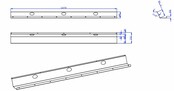 Metalen kabelgoot Basic 147cm Metalen kabelgoot Basic 147cm