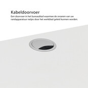 Zit sta bureau InMotion aluminium frame Zit sta bureau InMotion aluminium frame