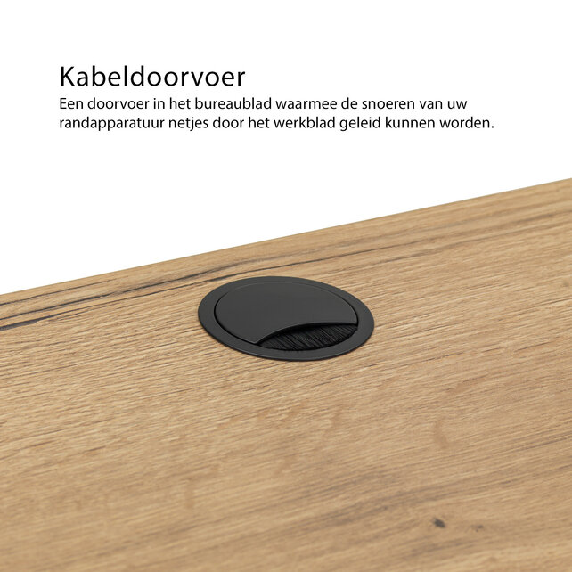 Zit sta bureau InMotion zwart frame