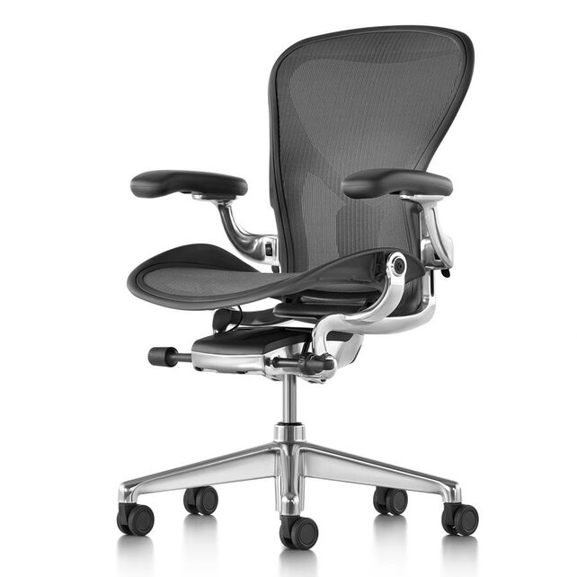 Herman Miller Aeron Graphite - aluminium