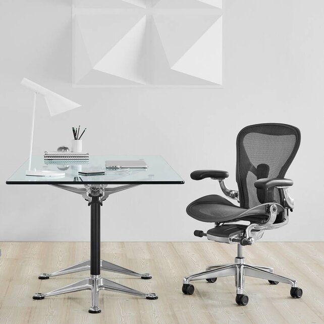 Herman Miller Aeron Graphite - aluminium