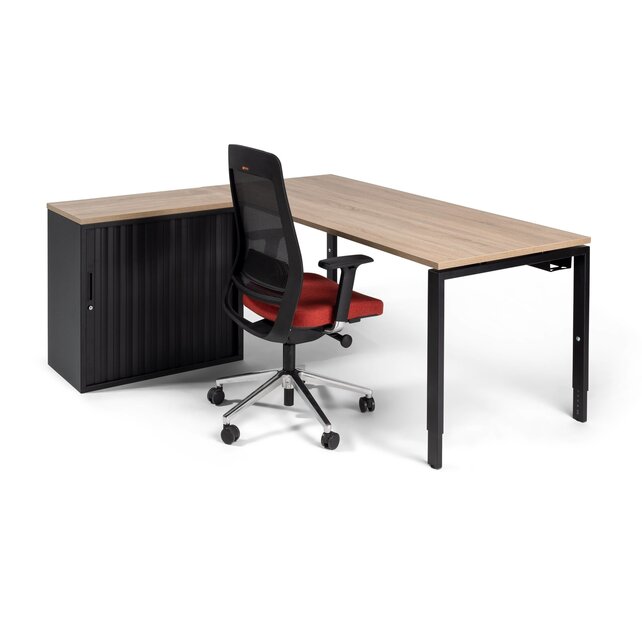 Hoekbureau PP Design Store zwart