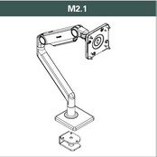Monitorarm Humanscale M2.1 Enkel