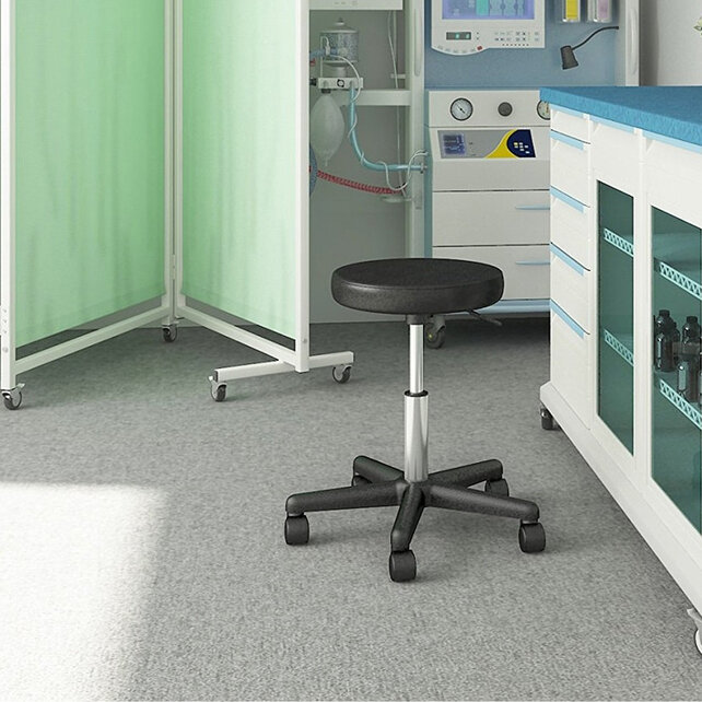 Werkkruk Tabouret stof laag aluminium Werkkruk Tabouret stof laag aluminium