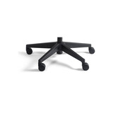 Werkstoel nylon laag zwart