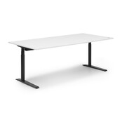 Zit sta bureau Invito zwart | Polar white