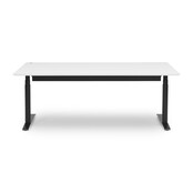 Zit sta bureau Invito zwart | Polar white