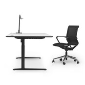 Zit sta bureau Invito zwart |  Polar mix