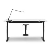 Zit sta bureau Invito zwart |  Polar mix