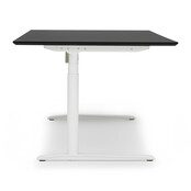 Zit sta bureau Invito wit | Jet black