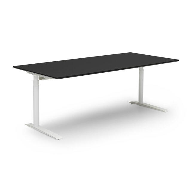 Zit sta bureau Invito wit | Jet black