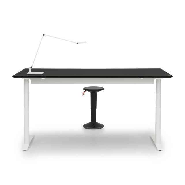 Zit sta bureau Invito wit | Jet black