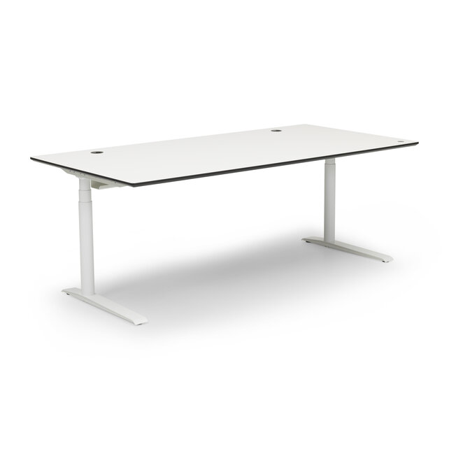 Zit sta bureau Invito wit |  Polar mix