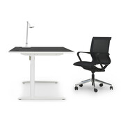 Zit sta bureau Invito wit | Jet mix