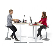 Zit-sta werkkruk Muvman Zwart / Grijs