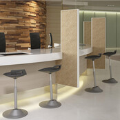 Zit-sta werkkruk Muvman Zwart / Grijs