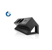 Filex Power Desk Up | opbouwmodule 2x 230V 2x USB A+C, zwart-wit