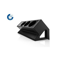 Filex Power Desk Up | opbouwmodule 3x 230V, zwart-wit