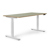 Zit sta bureau Deasc. One linoleum wit frame