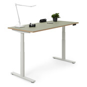 Zit sta bureau Deasc. One linoleum wit frame