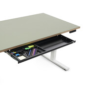 Zit sta bureau Deasc. One linoleum wit frame