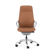 Bureaustoel Deasc. Solo | leer cognac