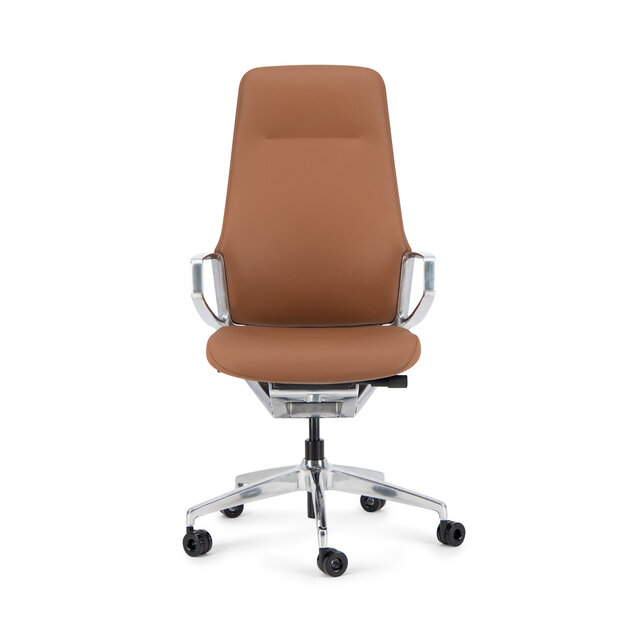 Bureaustoel Deasc. Solo | leer cognac