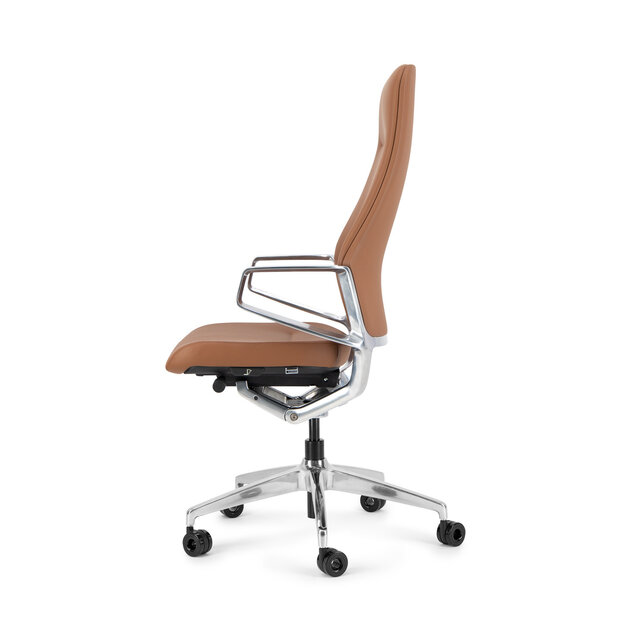 Bureaustoel Deasc. Solo | leer cognac