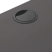 Zit sta bureau Deasc. One linoleum zwart frame